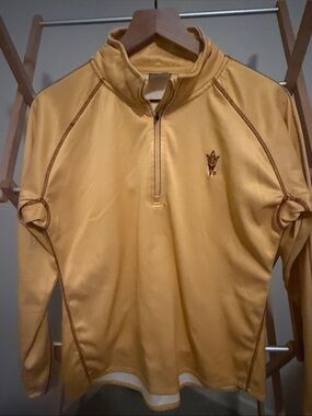 Women’s Yellow Half-Zip Performance Pullover
